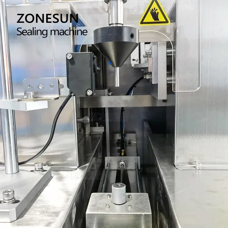 ZONESUN ZS-FS002U Semi-Automatic Baby Cream Toothpaste Body Lotion Soft Tube Filling And Ultrasonic Sealing Trimming Machine