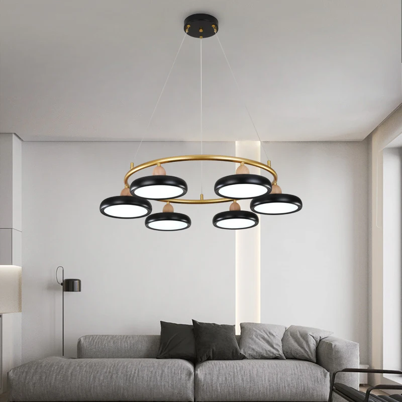 Modern LED ceiling lamp living room ceiling light kitchen ceiling chandelier dining room solid wood chandeliers room decor lamps