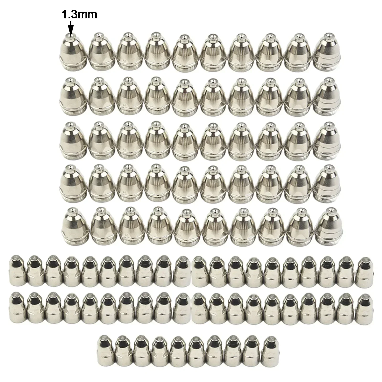 100 pz P80 ugello punta elettrodo al Plasma 1 5mm compatibile con CUT 70 CUT 80 CUT 100 CUT 120 macchine da taglio al Plasma