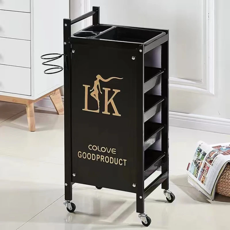 Auxiliary Cart for Aesthetics Beauty Moving Food Serving Trolley Makeup Stainless Steel Hotel тележка парикмахерская Rolling Bar