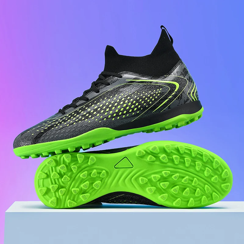 

Designer Men Woman Turf Soccer Shoe Top Quality Wearabley Football Original Boot Classic Brand Anti Slip Soccer Shoe Size 35-46