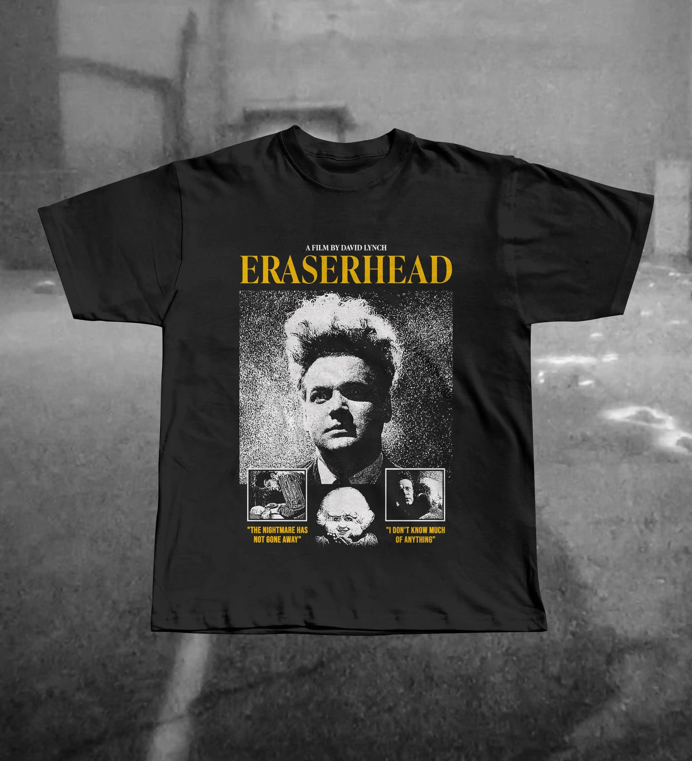Eraserhead Shirt - David Lynch 1977 Surrealist Horror Graphic T-Shirt Cotton Men Women Streetwear Tee