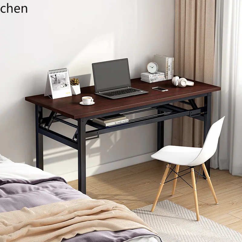 PYH Computer Desktop Table Simple Home Bedroom Foldable Desk Minimalist Modern Student Writing Desk Small Table