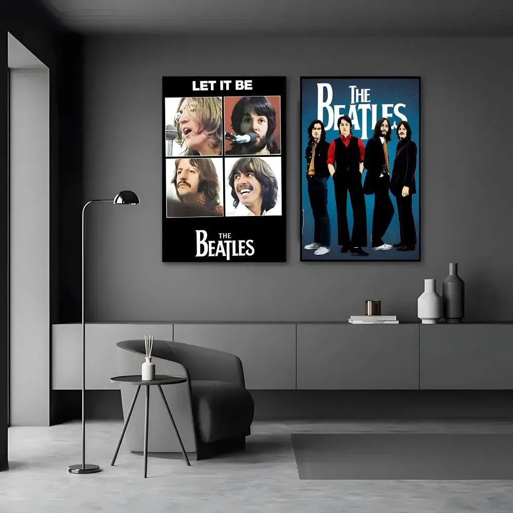 Poster High-quality vintage prints & posters for home, bar, cafe, aesthetic wall art. T-The Beatles