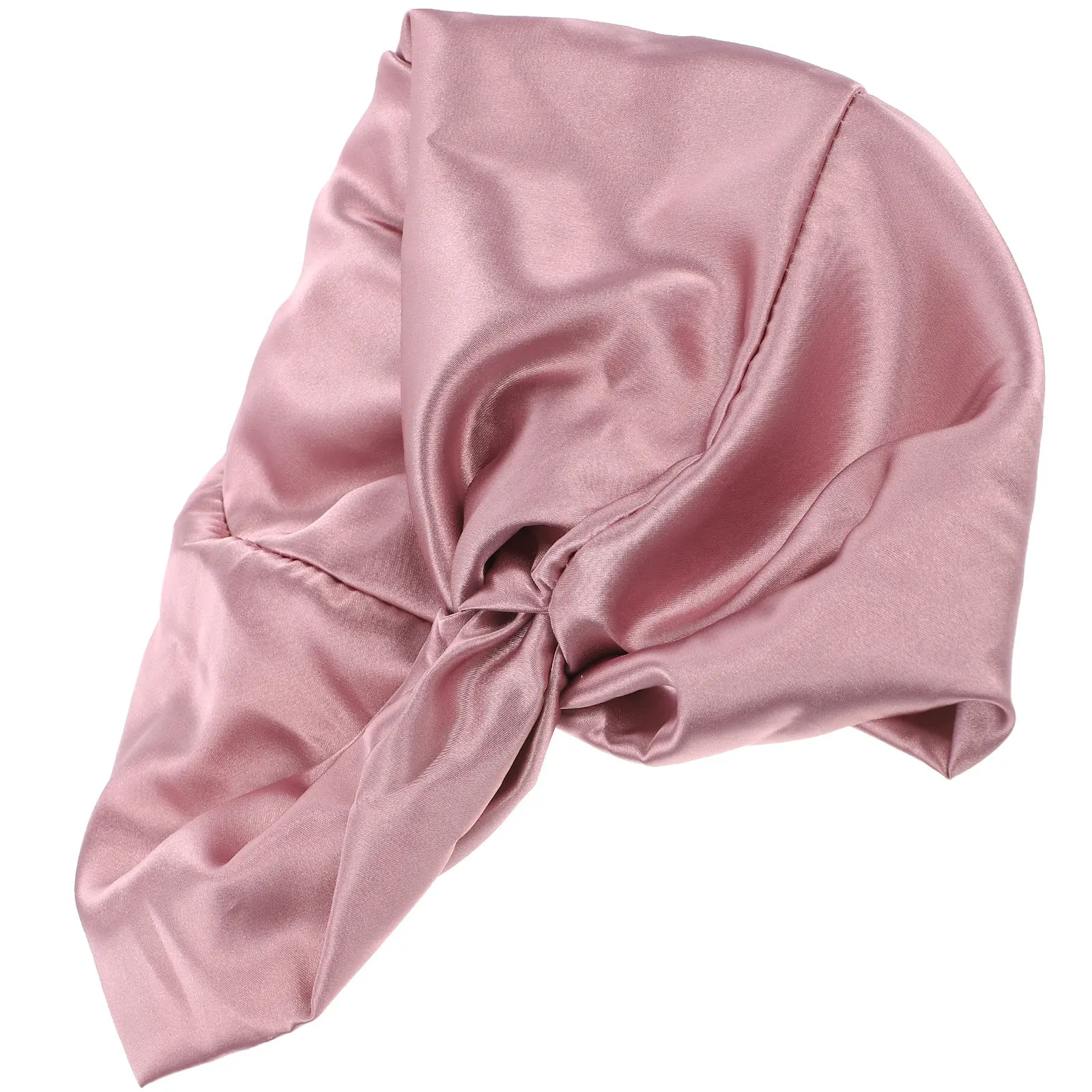 Double-Layer Sleeping Bonnet for Women Elastic Hair Care Hat Soft Silk-Like Material Retains Moisture Prevents Breakage Keeps