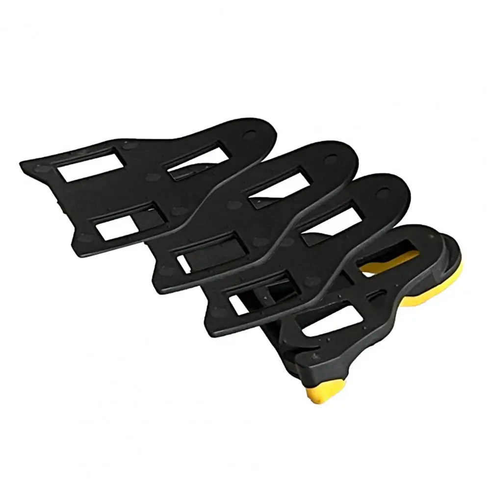 Juego de zapatos de ciclismo universales antideslizantes, tacos de bicicleta de montaña, placa de bloqueo de pétalos fuertes, accesorios de piezas de buena dureza, 1 Juego