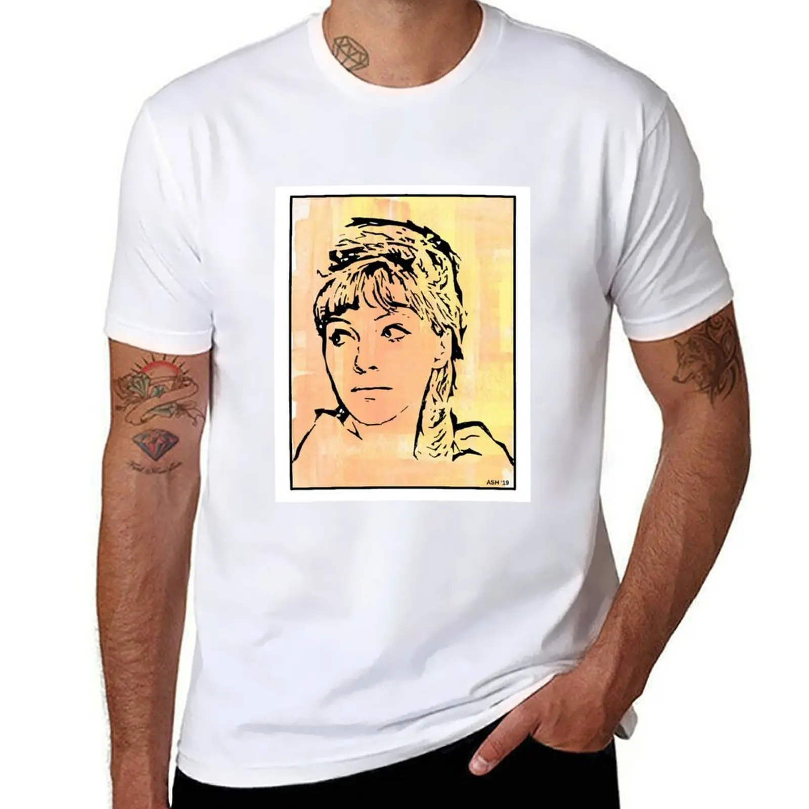 

Anna Karina. T-Shirt Basic Short Sleeve T-Shirt for Men