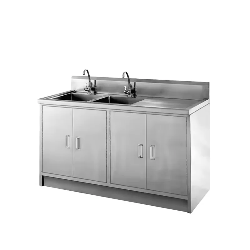 Customized Modern Hotel 304 Stainless Steel Sink Workbench Kitchen Sink Equipment