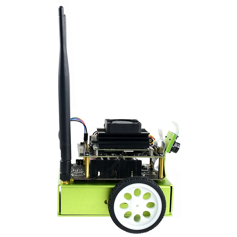 Kit de robô Nvidia Jetbot Smart AI para Jetson Nano B01Kit de desenvolvimento com câmera WiFi (placa e bateria não incluídos)