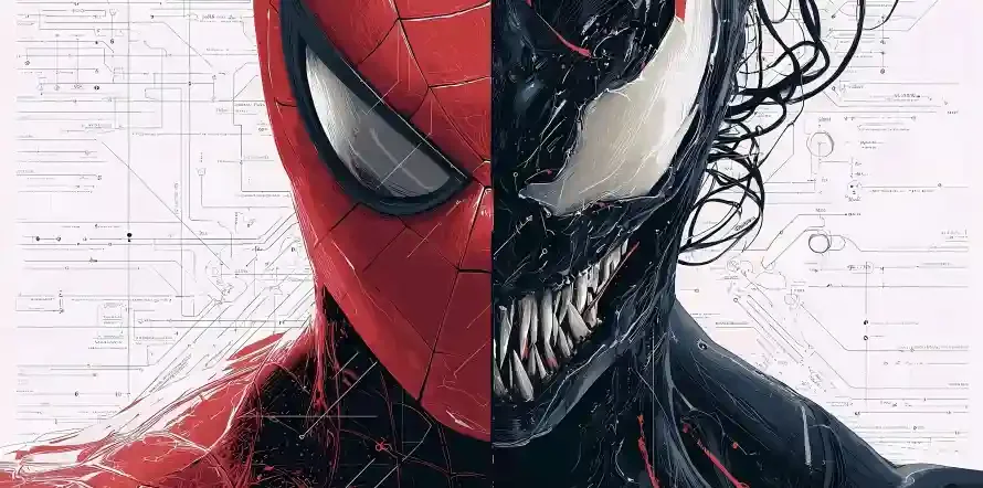 520/500/300 Pcs Wooden Puzzle for Venom and Spider-Man Jigsaw Puzzles for Challenging Family Activity Games Party Birthday Gift