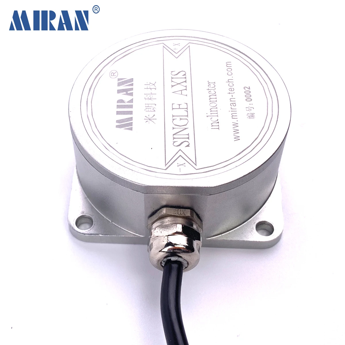 Miran 0-5V High Accuracy Single axis Inclinometer Angle Sensor Tilt Sensor for Horizontal Installation  MQJD-A-A Stroke -10-60°