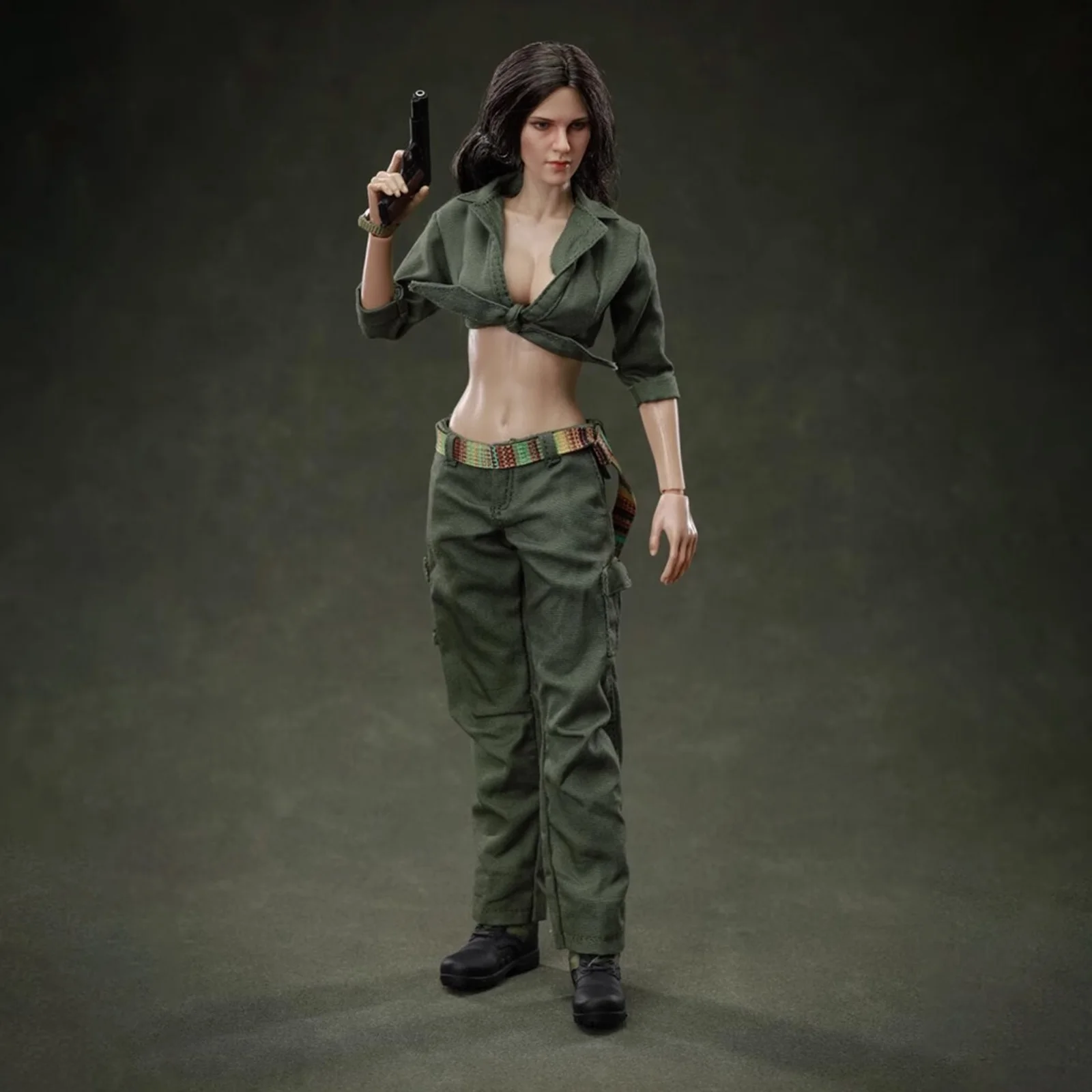 Figurka żołnierza w skali 1/6 z wojny w Wietnamie - 12-calowy kolekcjonerski zestaw modeli wojskowych z mundurem i wyposażeniem Prezent dla kolekcjonerów