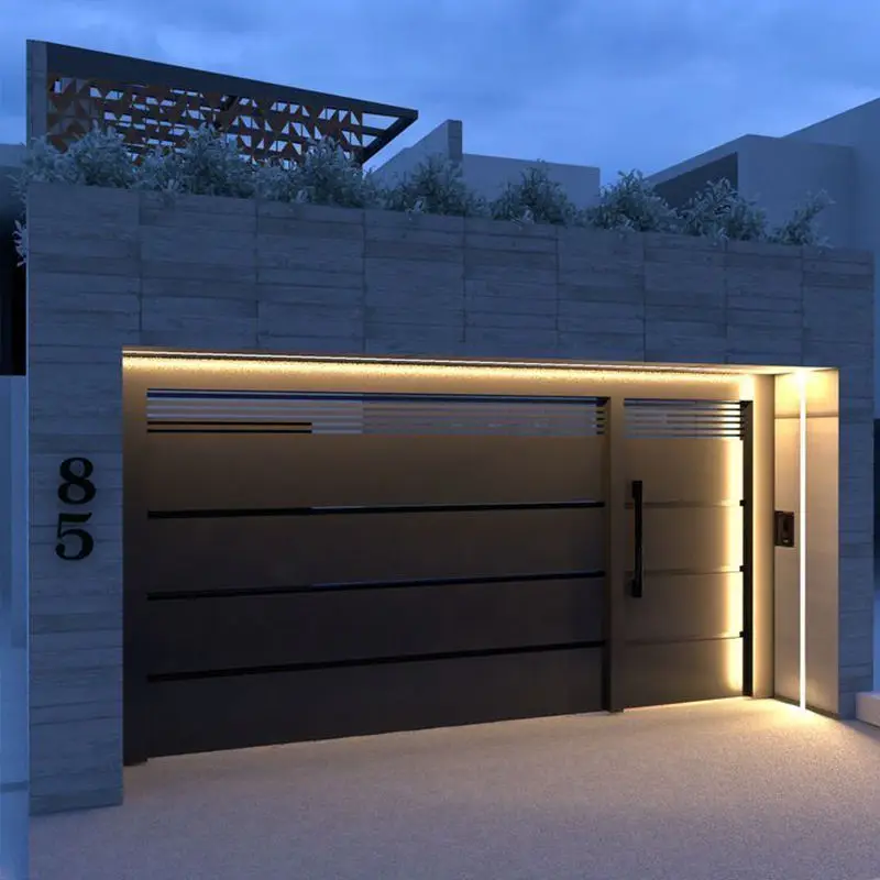 

Made in China Household Heavy Duty Aluminum Alloy Garage Door Multiple Colors Available Intelligent Automatic Garage Doors