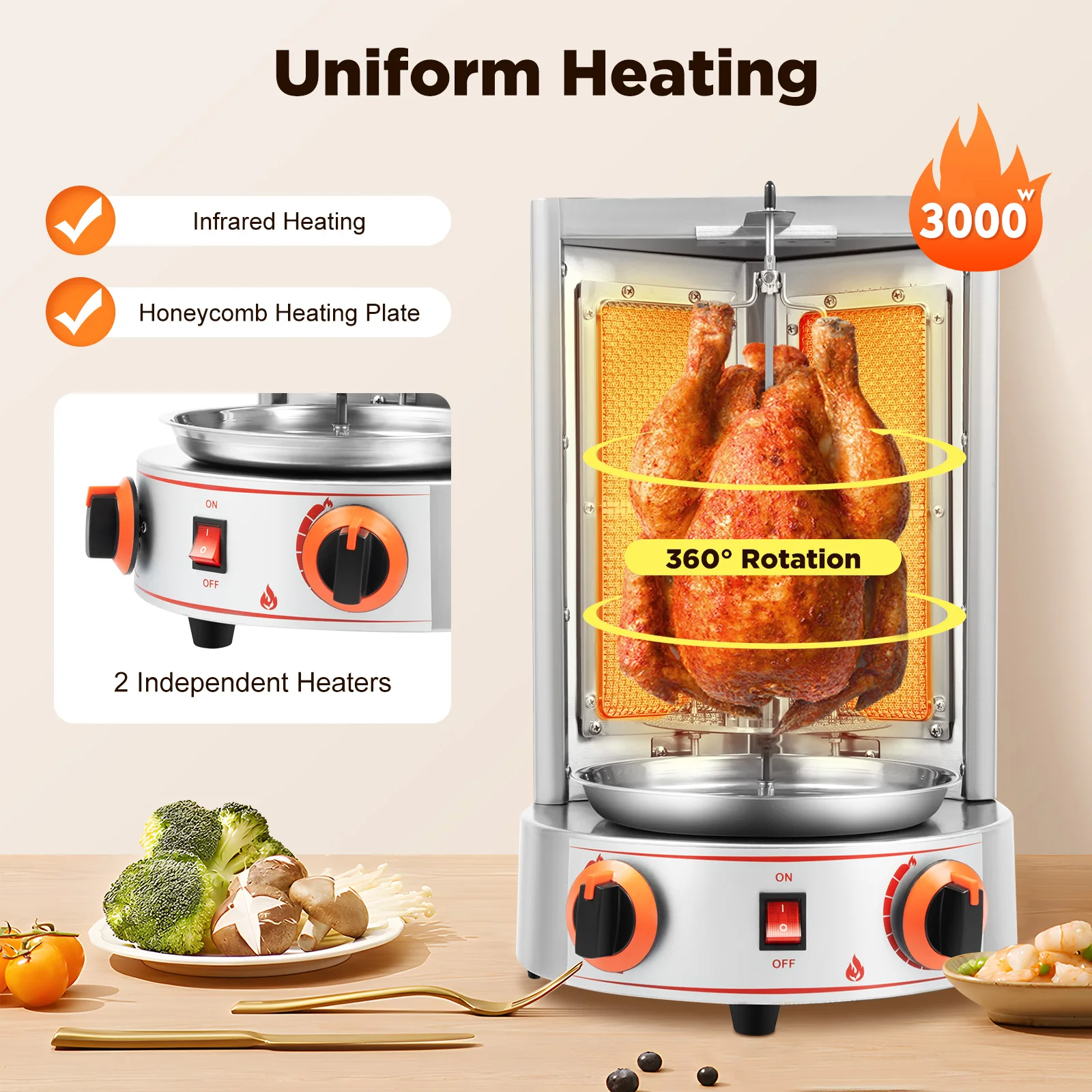 Outdoor Middle‑Eastern Gas Barbecue Machine, Portable Gas BBQ Grill for Backyard & Commercial Use