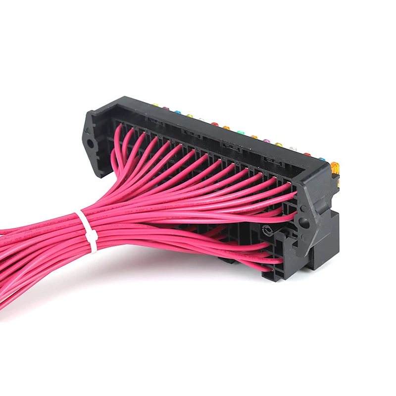 Automotive 15-loop Fuse Box Multi-loop Master Control Box Thick Copper Wire Fuse Holder With Relay