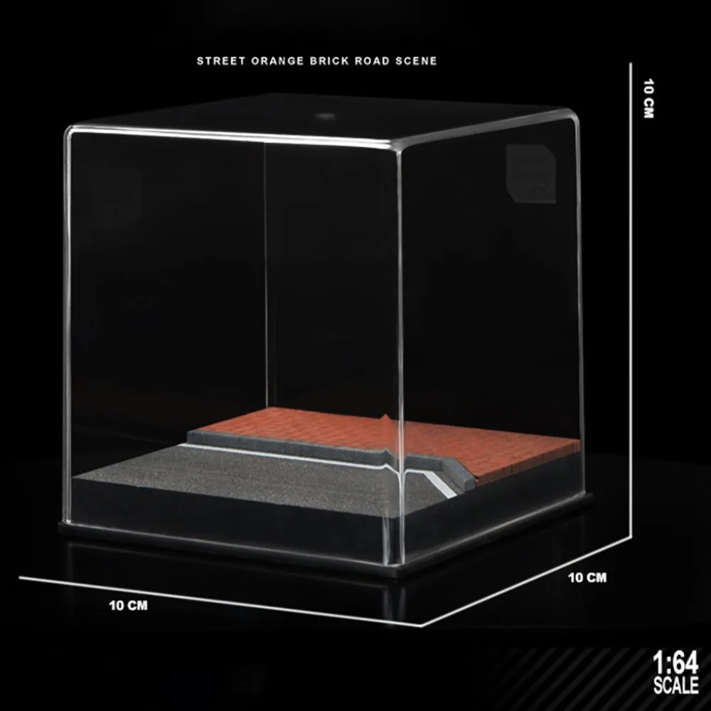 

Новая акриловая коробка для модели автомобиля 1/64, мелкомасштабная пыль, акриловая коробка для дисплея, коллекционная коробка для хранения, подарок