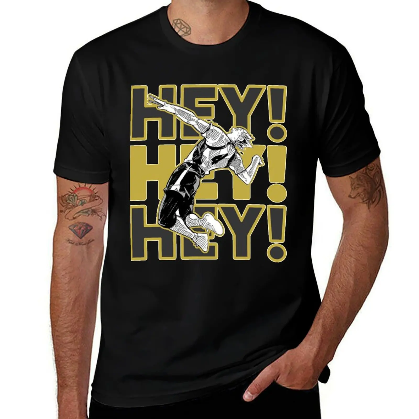 

Hey hey hey Black version T-Shirt Clothing shirts graphic t shirt men