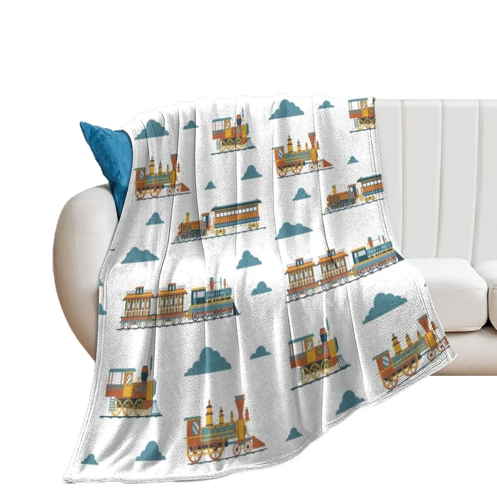 train railroad Throw Blanket Soft Thin Blankets