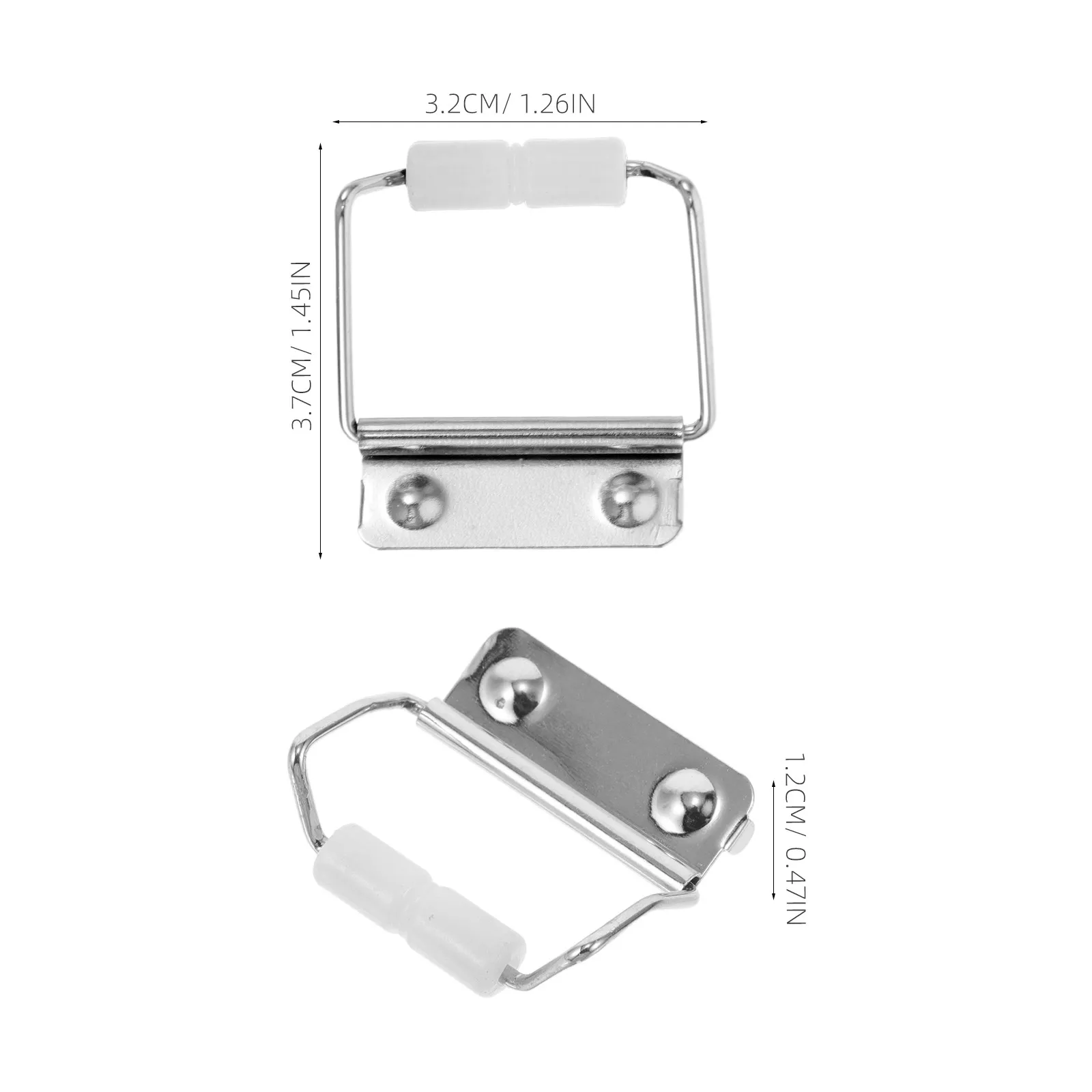 20Pcs Stainless Steel Toggle Buckle Latch for Tin Boxes Food Containers Strong Sealing Slide Mechanism Rustproof Clasp Lock