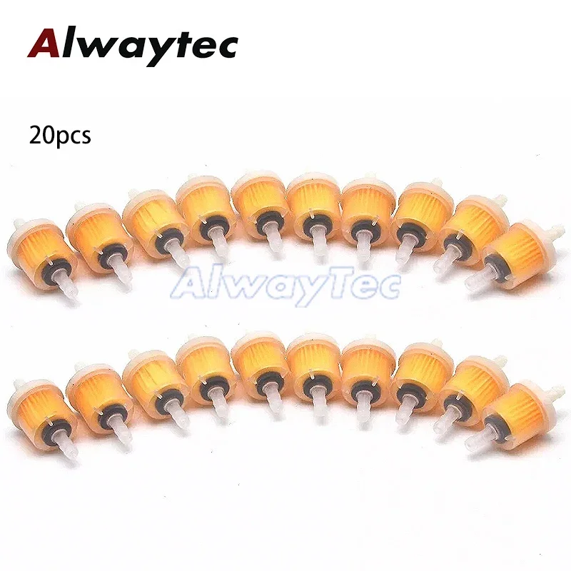 

10PCS/20PCS 3/16"in Universal Motorcycle Oil Filter Inline Gas Fuel Filter Filters Tool For Scooter Moped Scooter Dirt Bike ATV