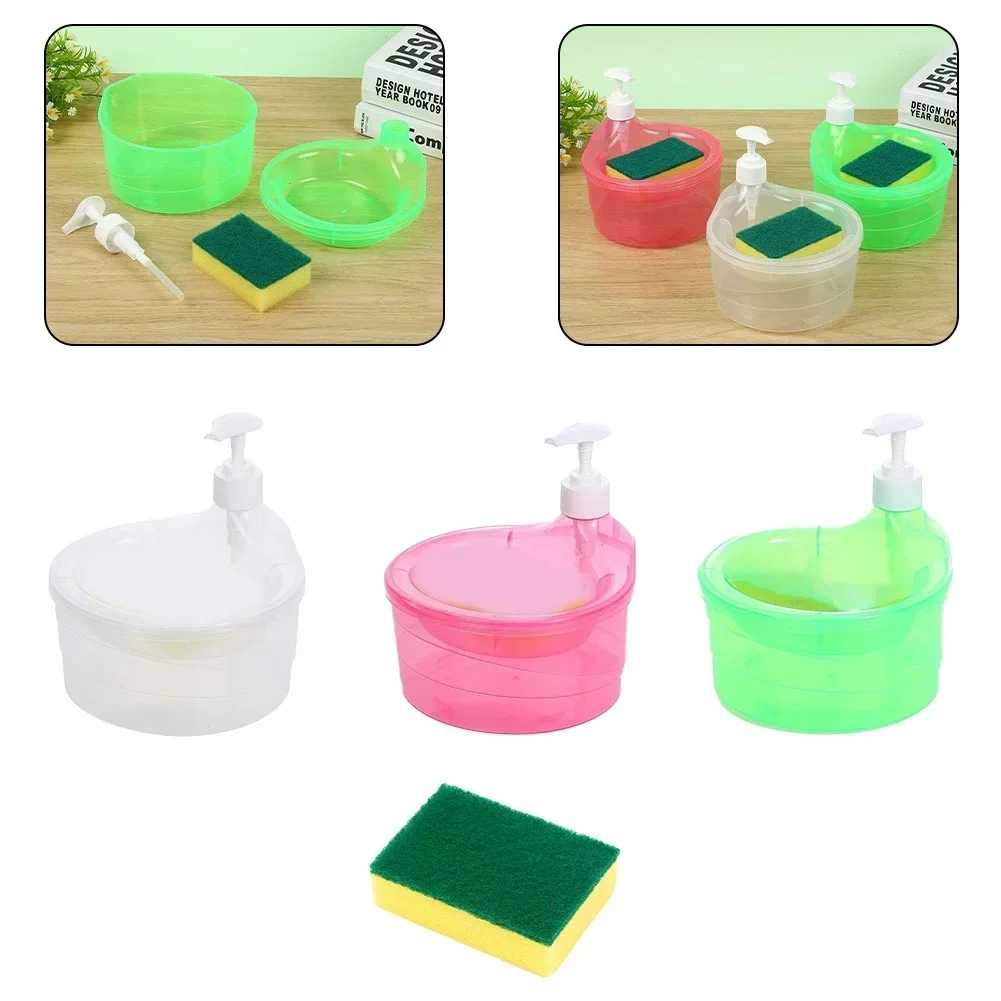 Practical Dish Brush Wash Sponge Widely Used Automatic Cleaning Tools Kitchen Dishwasher Outlet Box Soap Dispenser