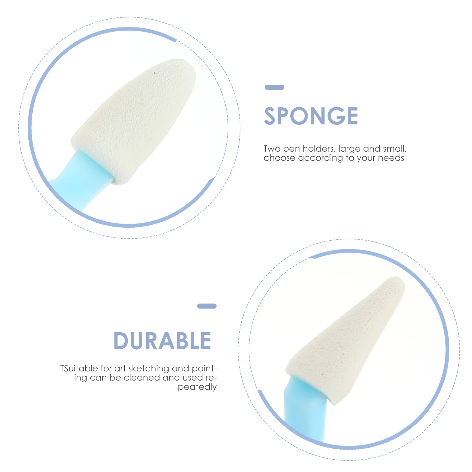 

1Set Sketch Sponge Wiper Plastic Sponge Material Easy Replace Sketch Tool Artist Drawing Supplies Correction Tool