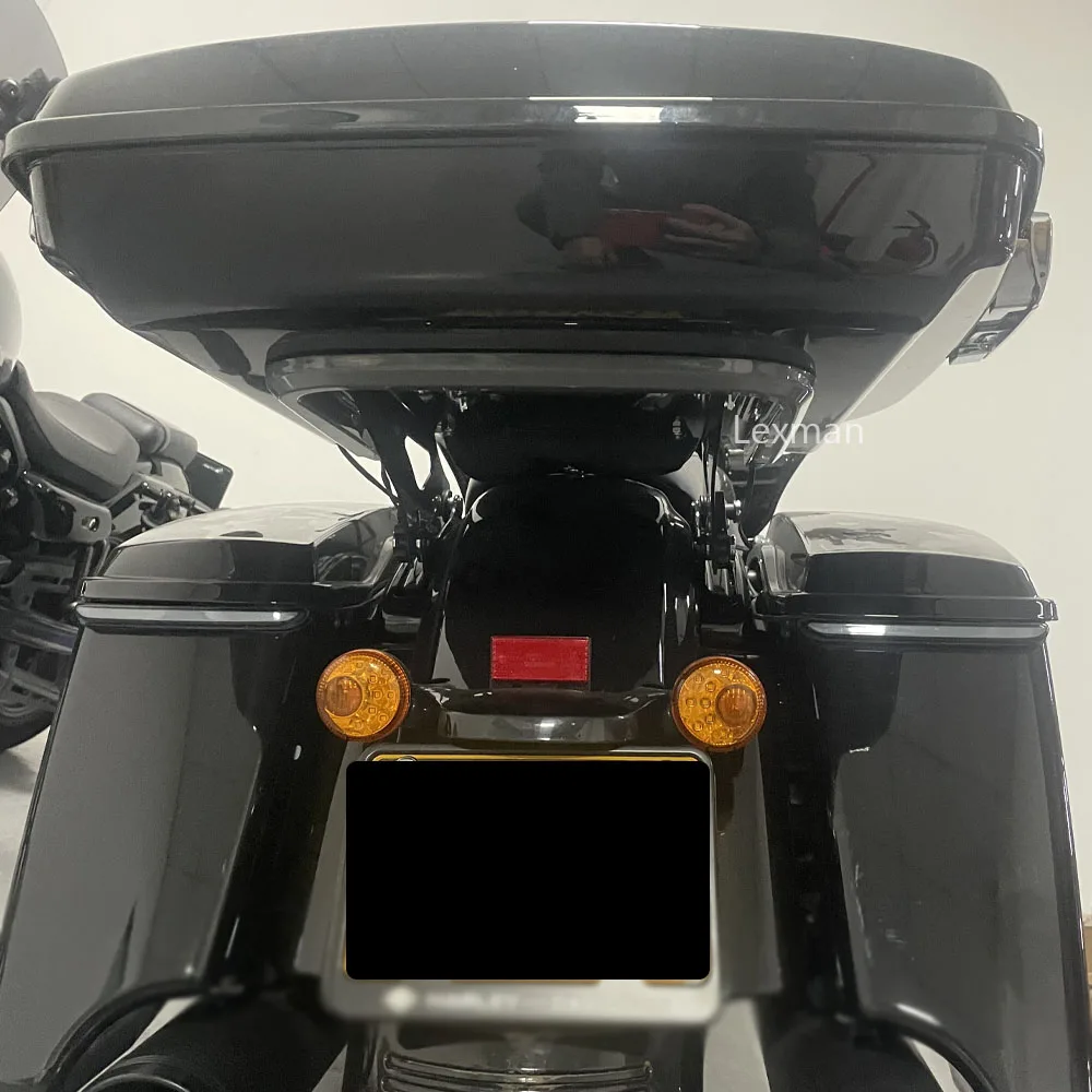 Motorcycle Accessories Tour-Pak Turn Signal LED Tail Light Lamps For Harley Touring Model Road Glide Ultra CVO 2014-2023