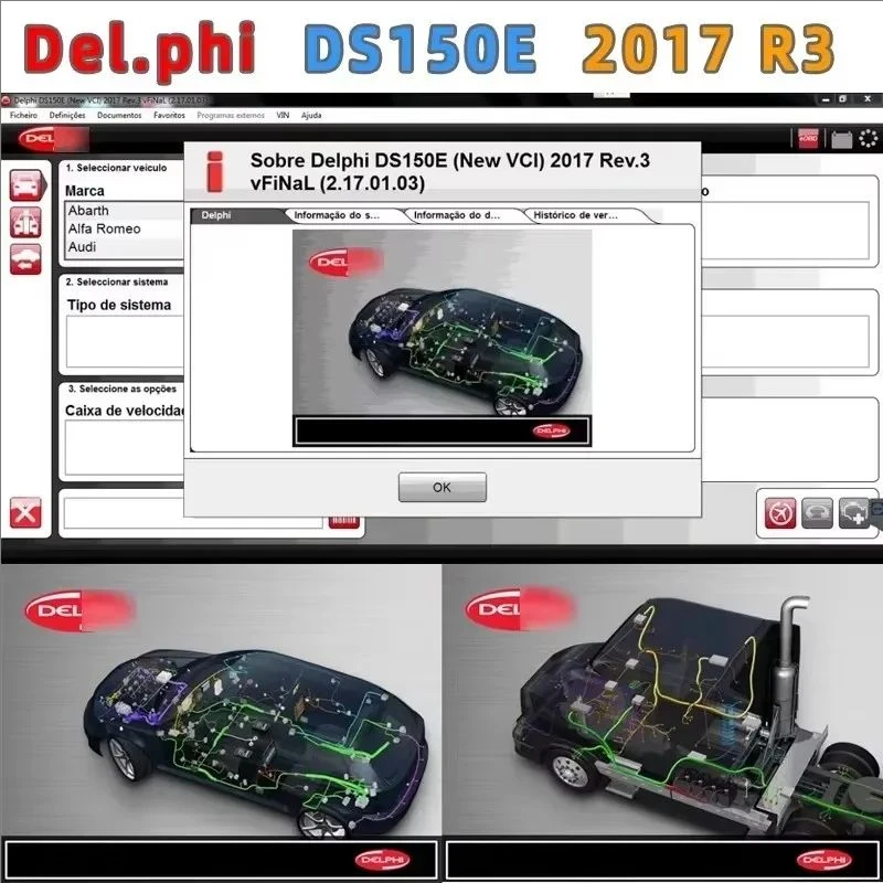 Hot 2017 R3 Delphis with keygen Delphi DS150E diagnostic tool For cars and trucks obd scanner 2017r3 Car repair software