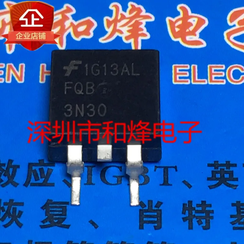 5PCS-10PCS FQB3N30 TO-263 3.2A 300V NEW AND ORIGINAL ON STOCK