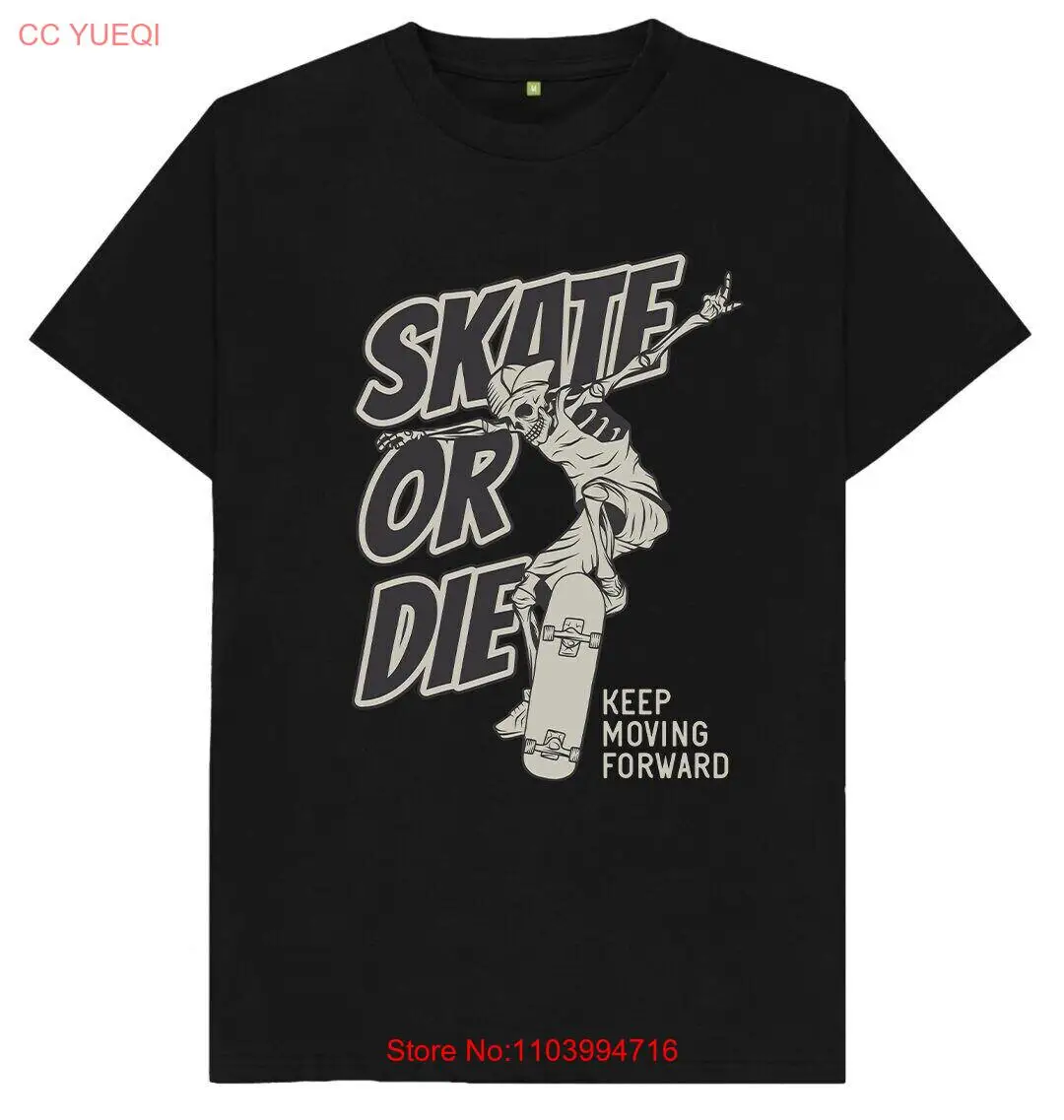 Skate Or Die Keep Moving Forward T-Shirt,Streetwear,Gift For Skateboarding Lover