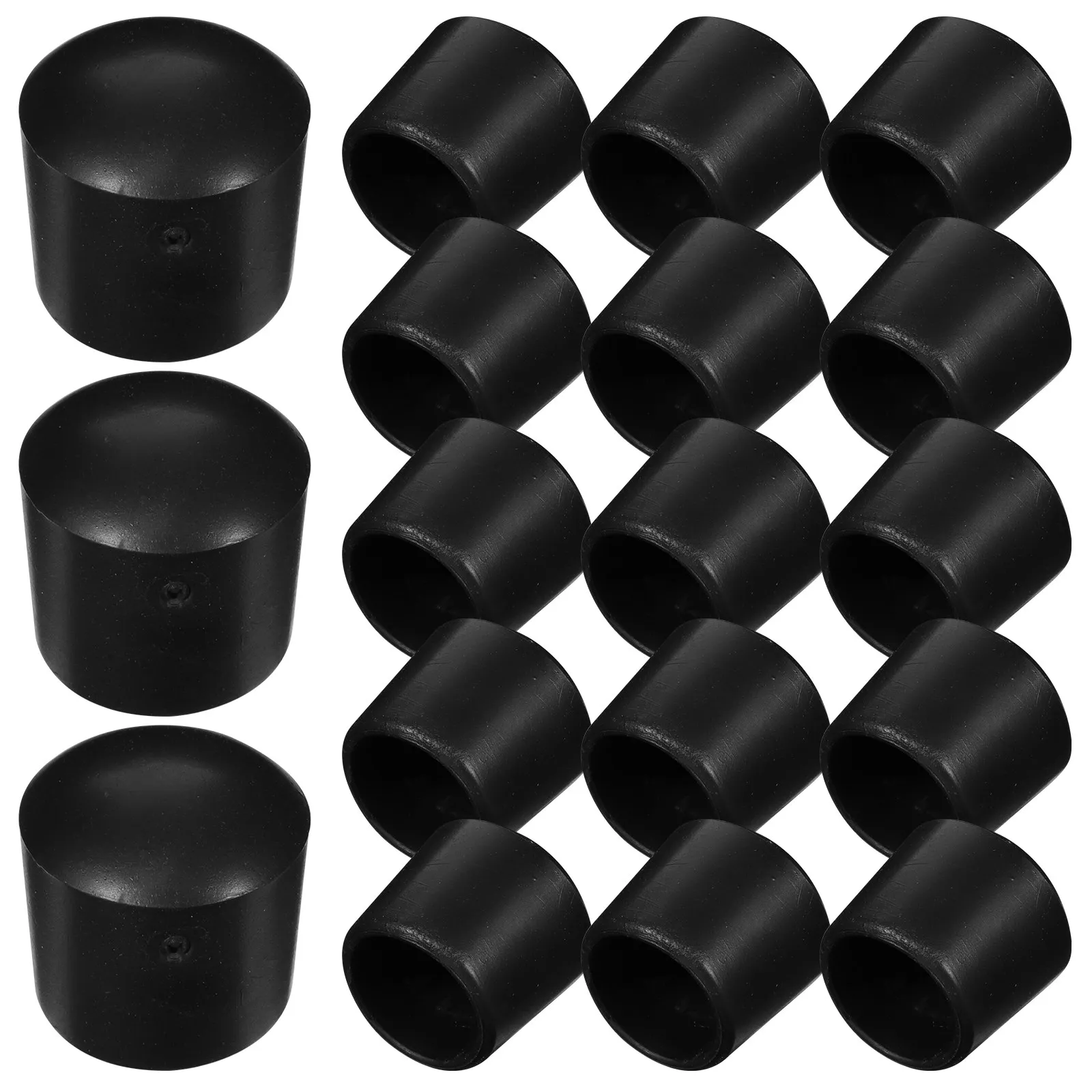 

20Pcs Foosball End Caps Replacement Covers for Standard Rod Table Soccer Game Accessories Plastic Protective