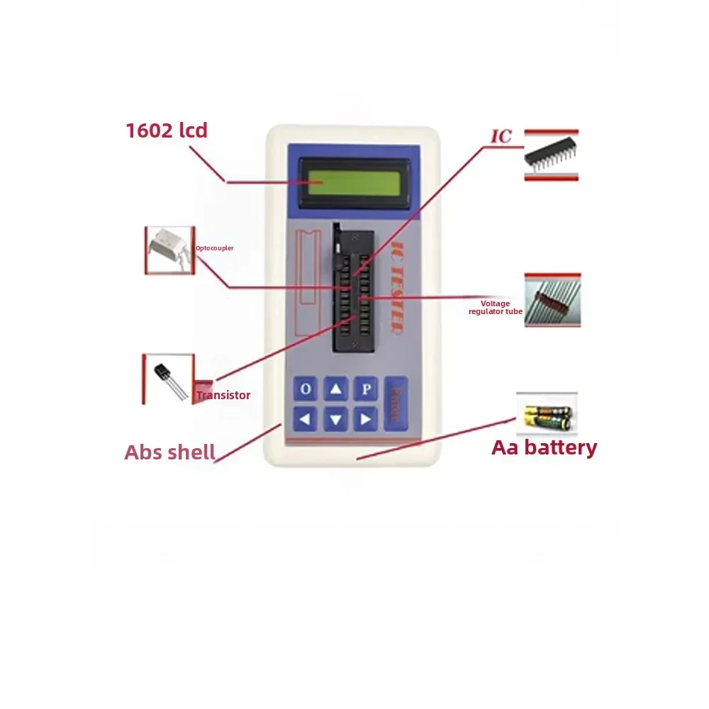 Testador de chip de circuito integrado Testador de circuito integrado IC Testador de transistor