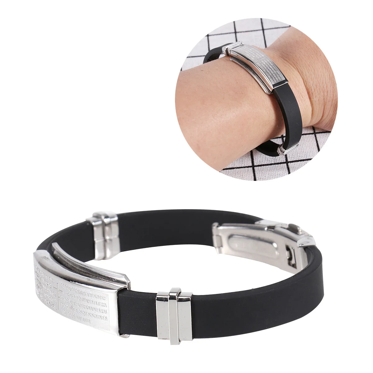 

Durable Stainless Steel Bracelet with Cross Design Perfect Jewelry for Birthday Anniversary Celebration Women Bracelet