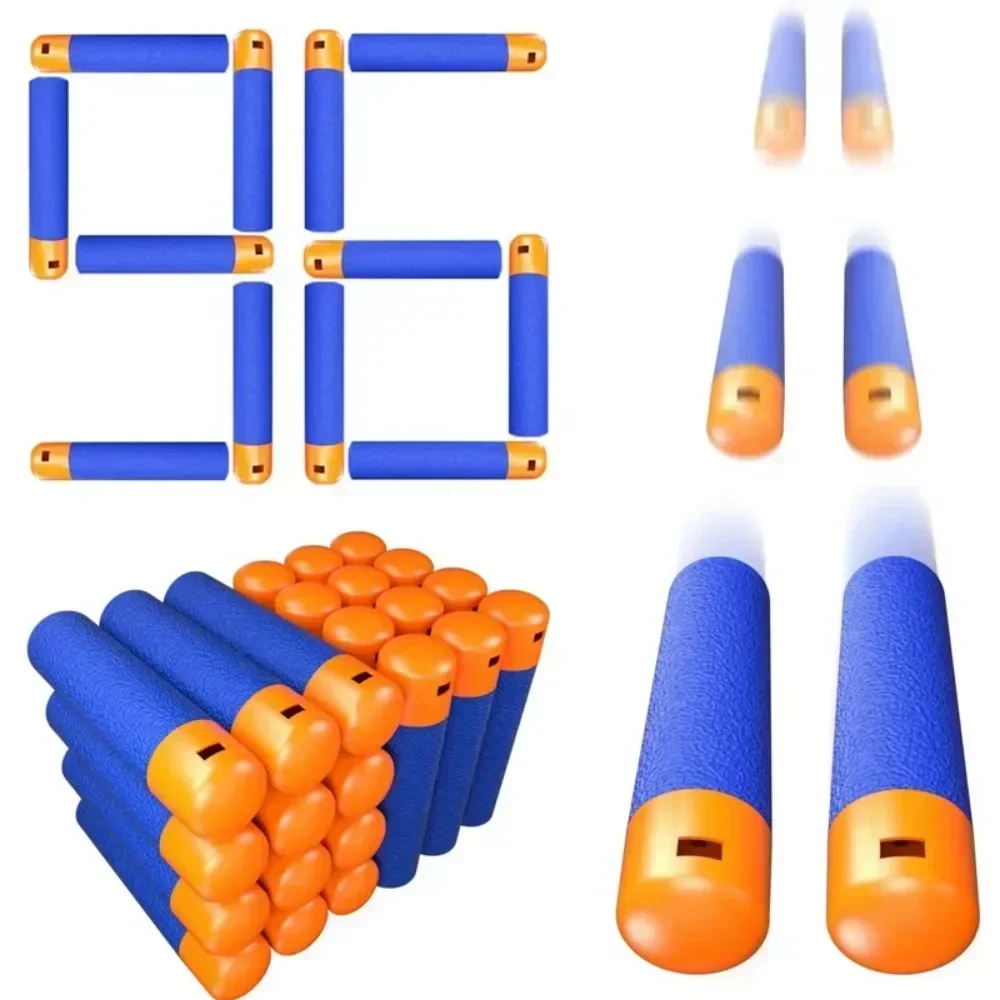 حزمة إعادة تعبئة رمي السهام SOT96PCS مقاس 9.5 سم متوافقة مع رصاصات إعادة تعبئة Mega Guns Universal Mega لسلسلة N-Strike Mega