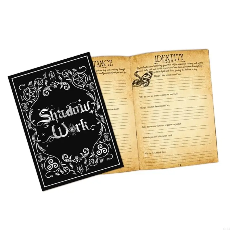 Cerimônia Gótica Cerimônia Caderno Tarot Rastreio Tarô NOTEPADS 125X175MM