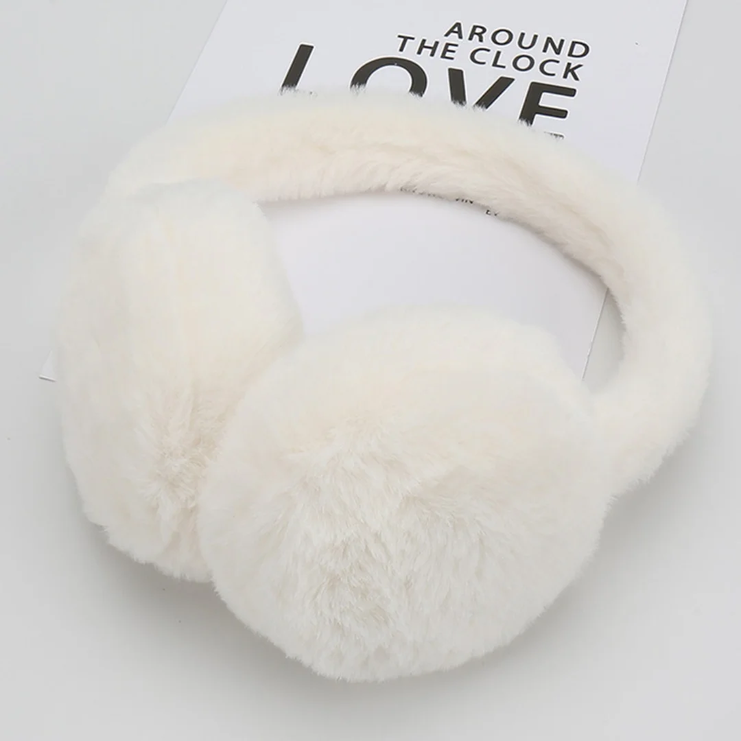 Soft Plush Fluffy Earmuff Winter Women's Earflap Outdoor Travel Warm and Thickened Ear Muff Children Kids Gilrs Protector Cover