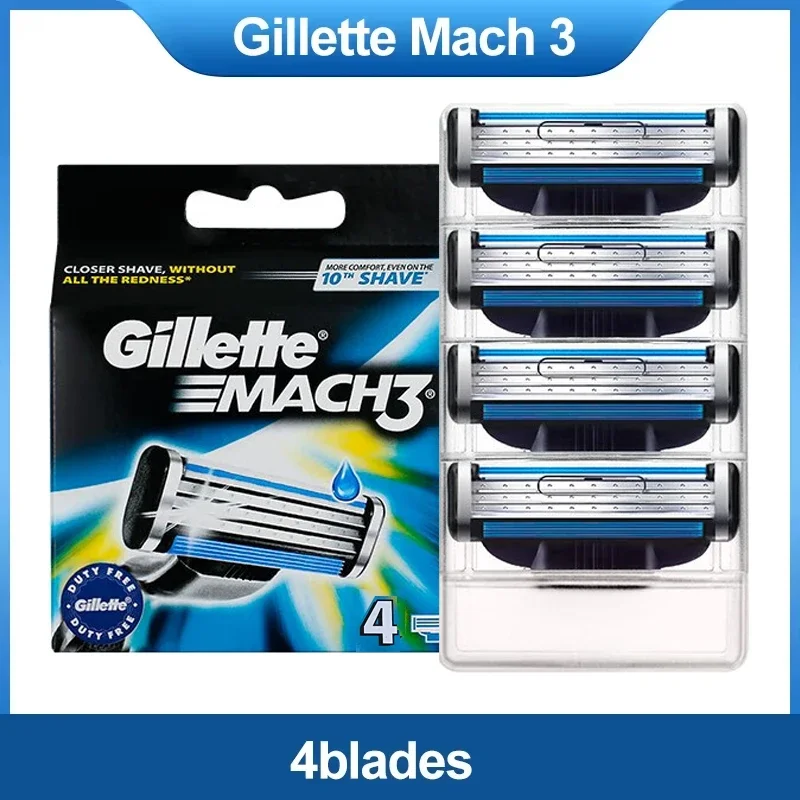 Бритвенные лезвия Gillette Mach3 для мужчин