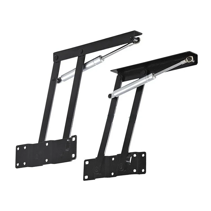 

2pcs Folding Spring Tea Table Hinge Furniture Lift Up Top Mechanism Hardware Lifting Rack Shelf For Coffee ComputerTable