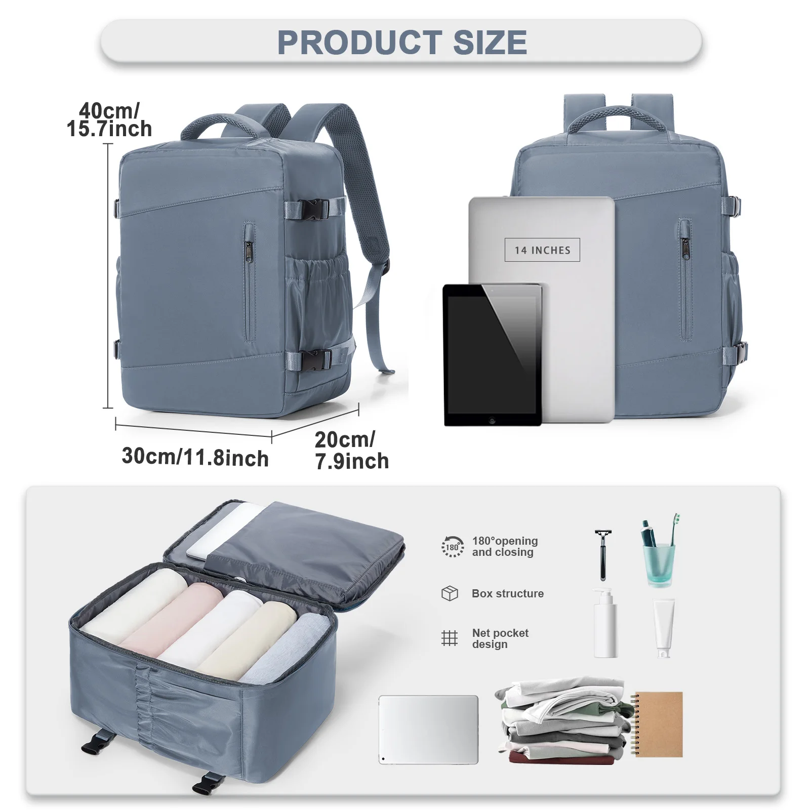 Ryanair 40x30x20 Travel Backpack Wizzair Cabin Airplane Casual Backpack Hand Luggage Backpack Casual Backpack Computer Backpack
