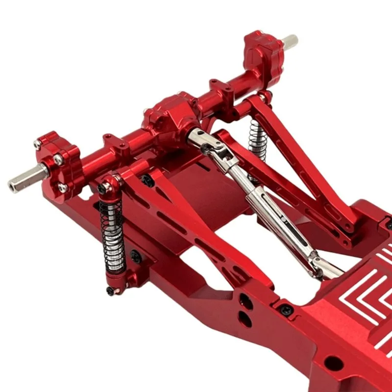 ABXE-RC Car Accessories- Upgrade Frame& 370 Motor Gearbox Kit For 1/12 MN300 Remote Control Vehicle