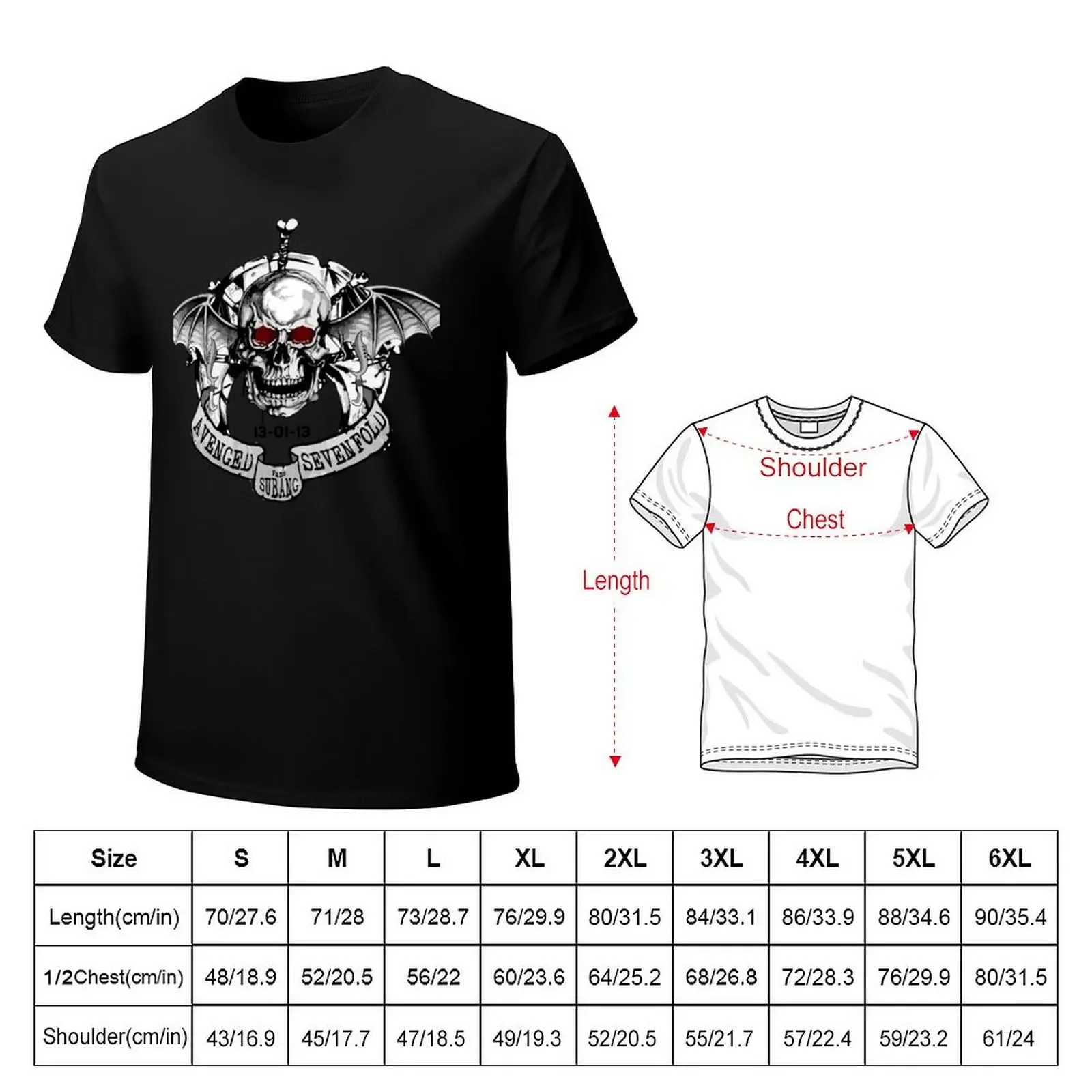 avenged sevenfold T-shirt customizeds new edition mens funny t shirts