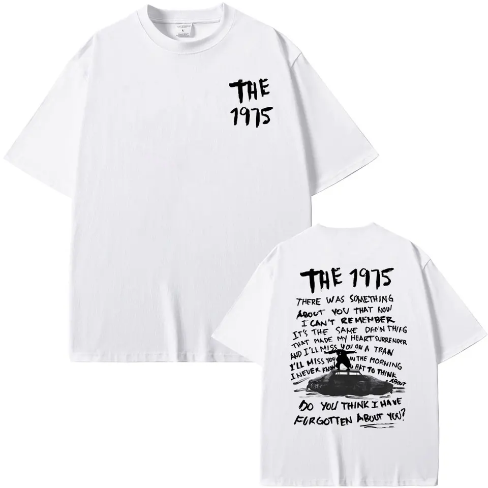 The 1975 about You Graphic Print T-shirt Being Funny in A Foreign