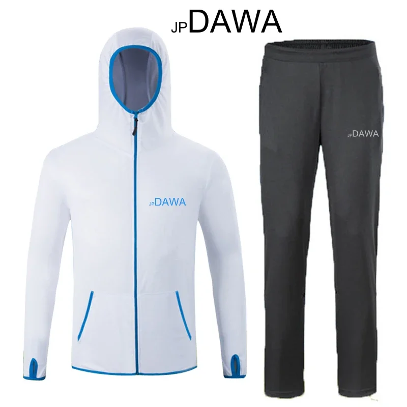 JP Dawa Spring/Summer Fishing Suit Quick Dried Ice Silk Men\'s Mountaineering, Hiking, Sunscreen, Mosquito Avoidant Riding Shirt