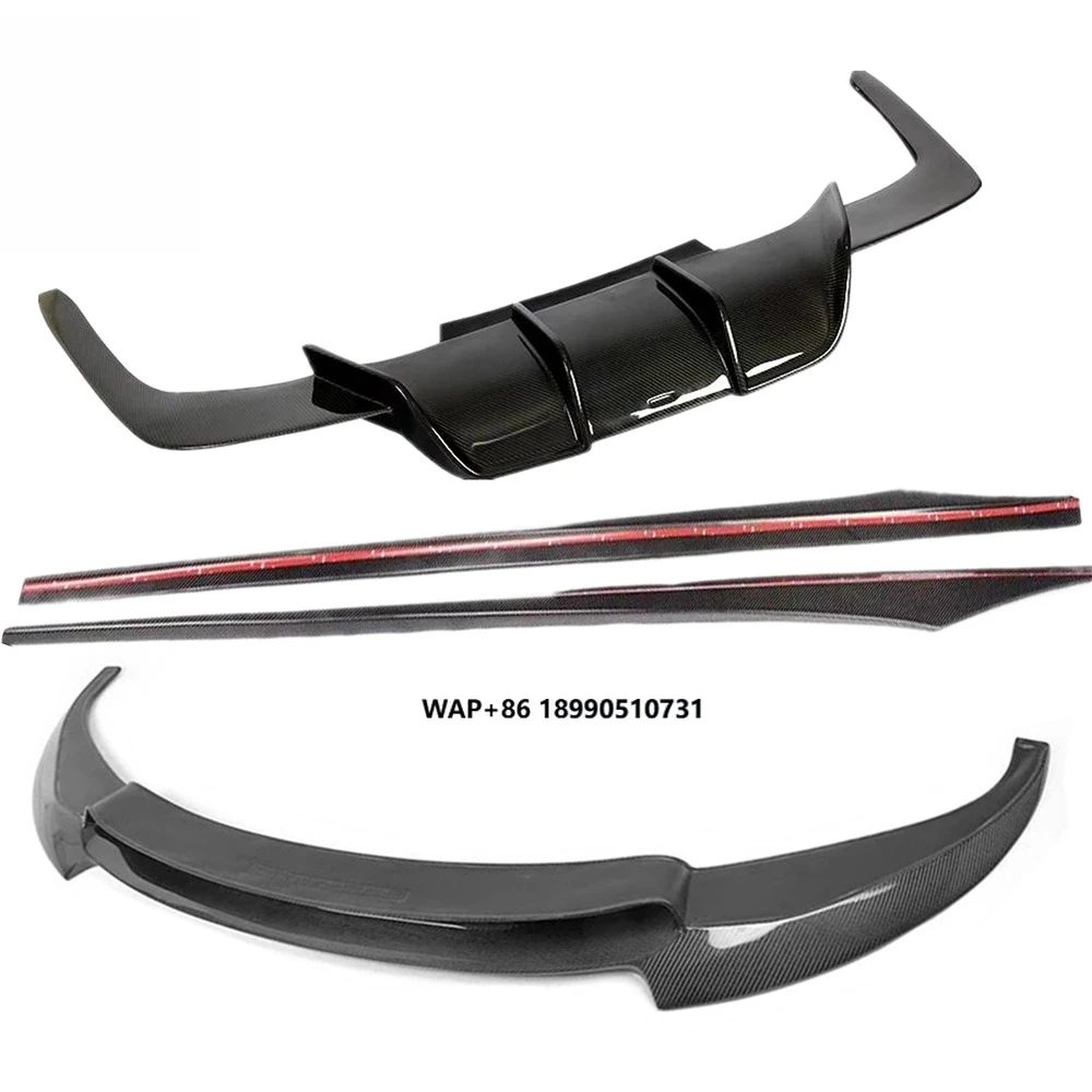 

OEM V Style Fiber Body Kit Front Lip Diffuser Side Skirt Spoiler for 6 Series F06 F12 F13 640i 650i Coupe 2011-2018