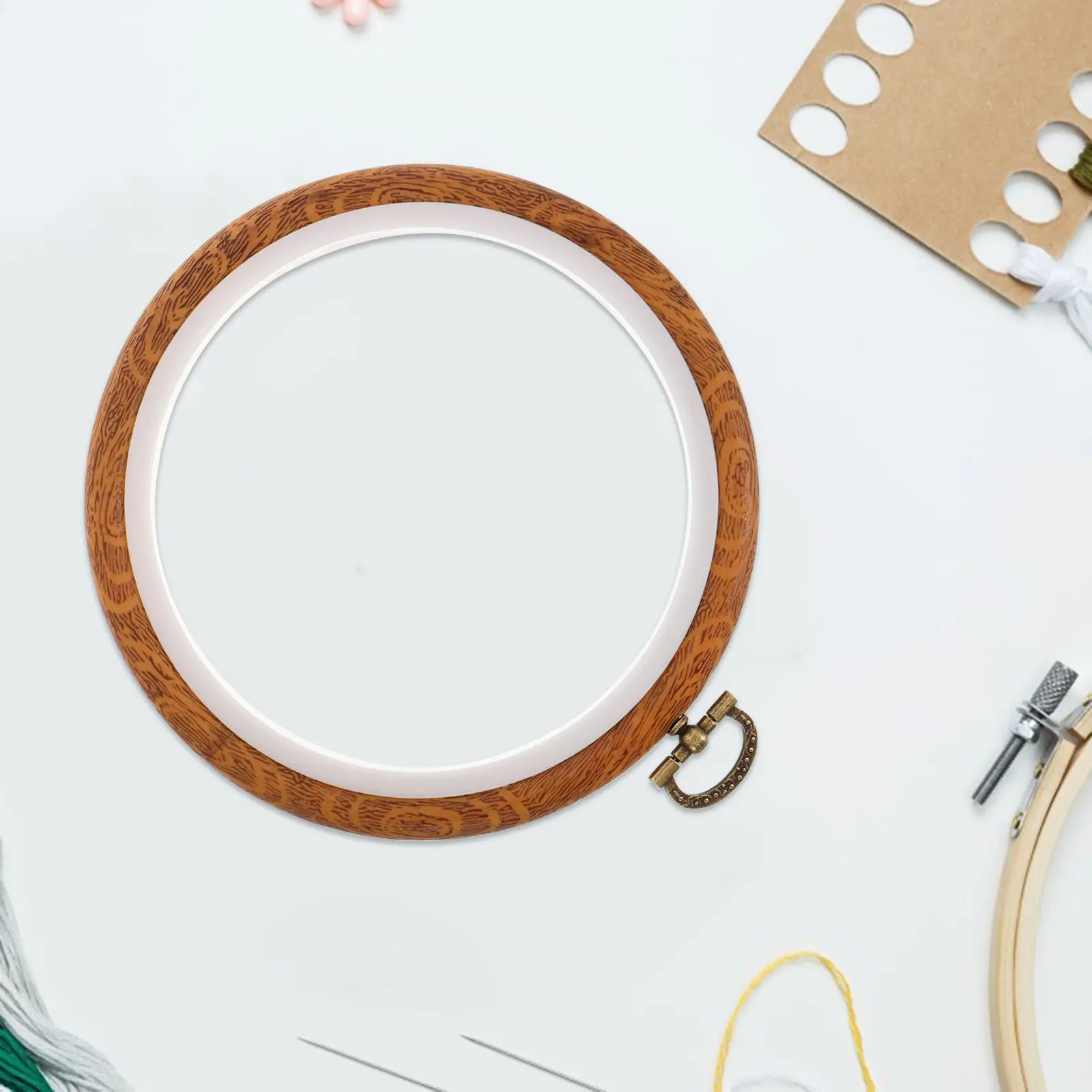 10Pcs Embroidery Hoops Cross Stitch Round Frames Portable DIY Handicraft Circles for Gift Making Craft Display Needlework view 2