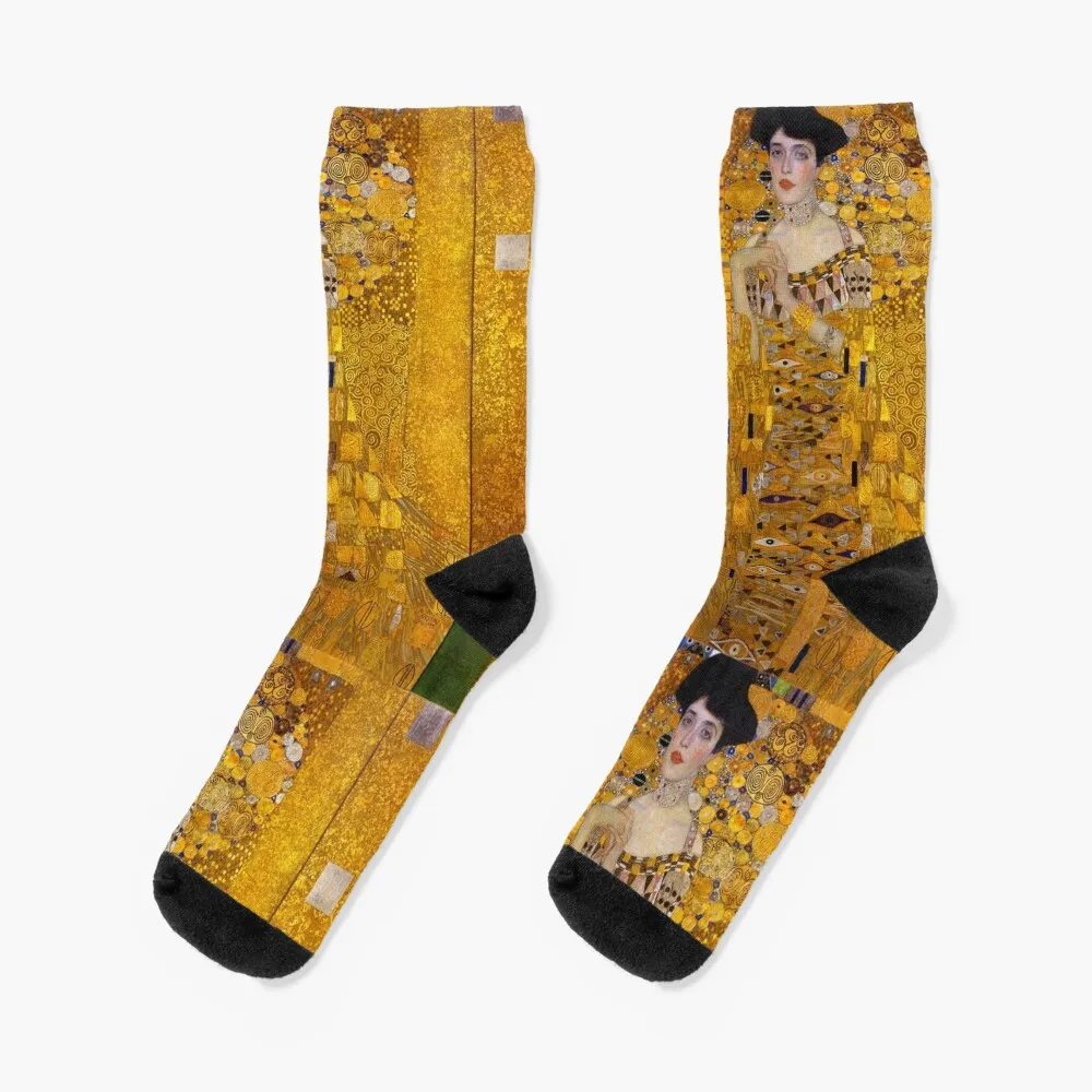 Jugendstil Portrait,Adele Bloch-Bauer Socks hiking floor luxury Girl'S Socks Men's