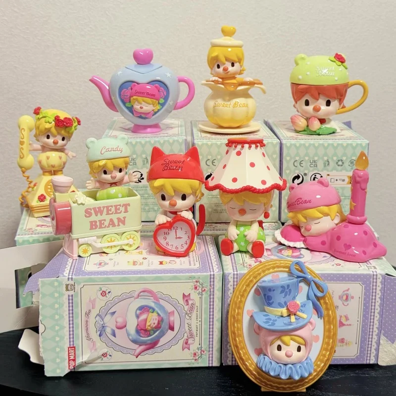

Hot POP MART Sweet Bean Afternoon Tea Series Blind Box Guess Bag Mystery Box Toys Doll Cute Anime Figure Ornaments Toy Gift
