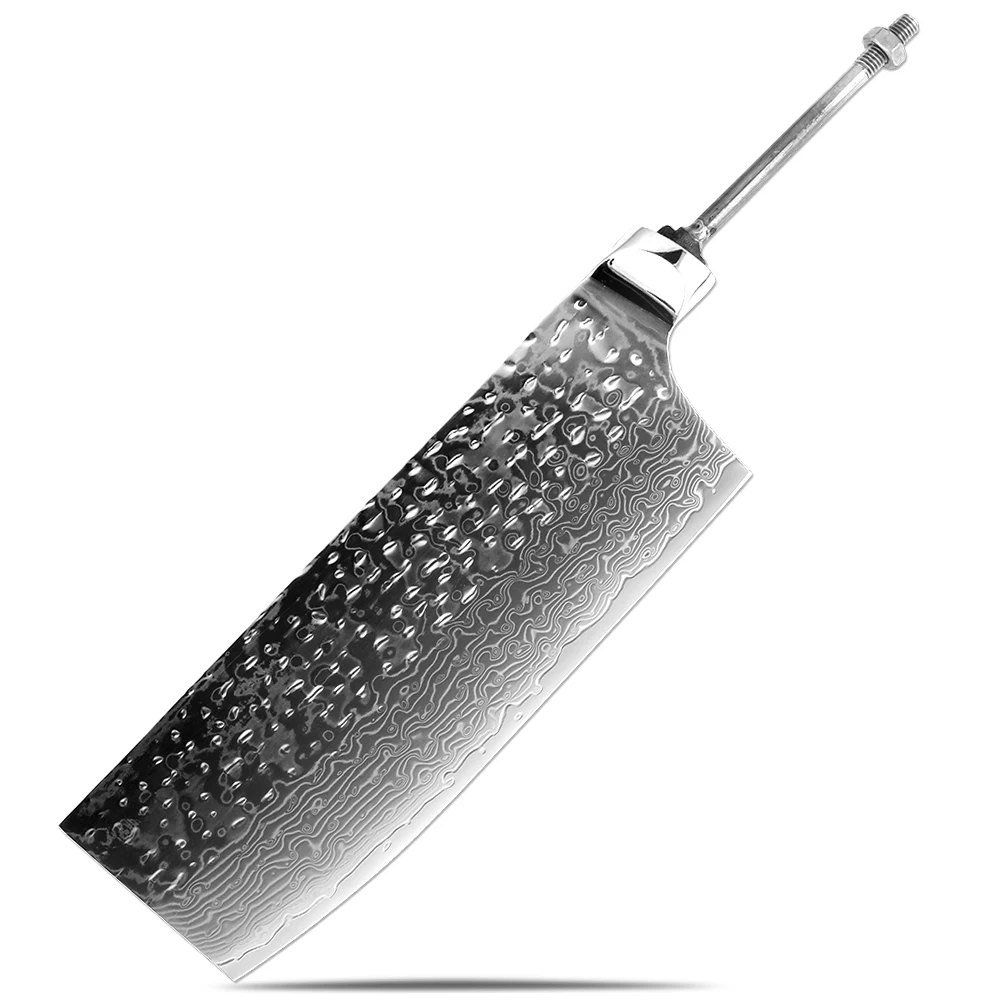 

Kitchen Knife Cleaver Knife Blade Blank Japanese Damascus Steel Sharp Heat Treated Kitchen Knife Blade DIY Knife Making Material