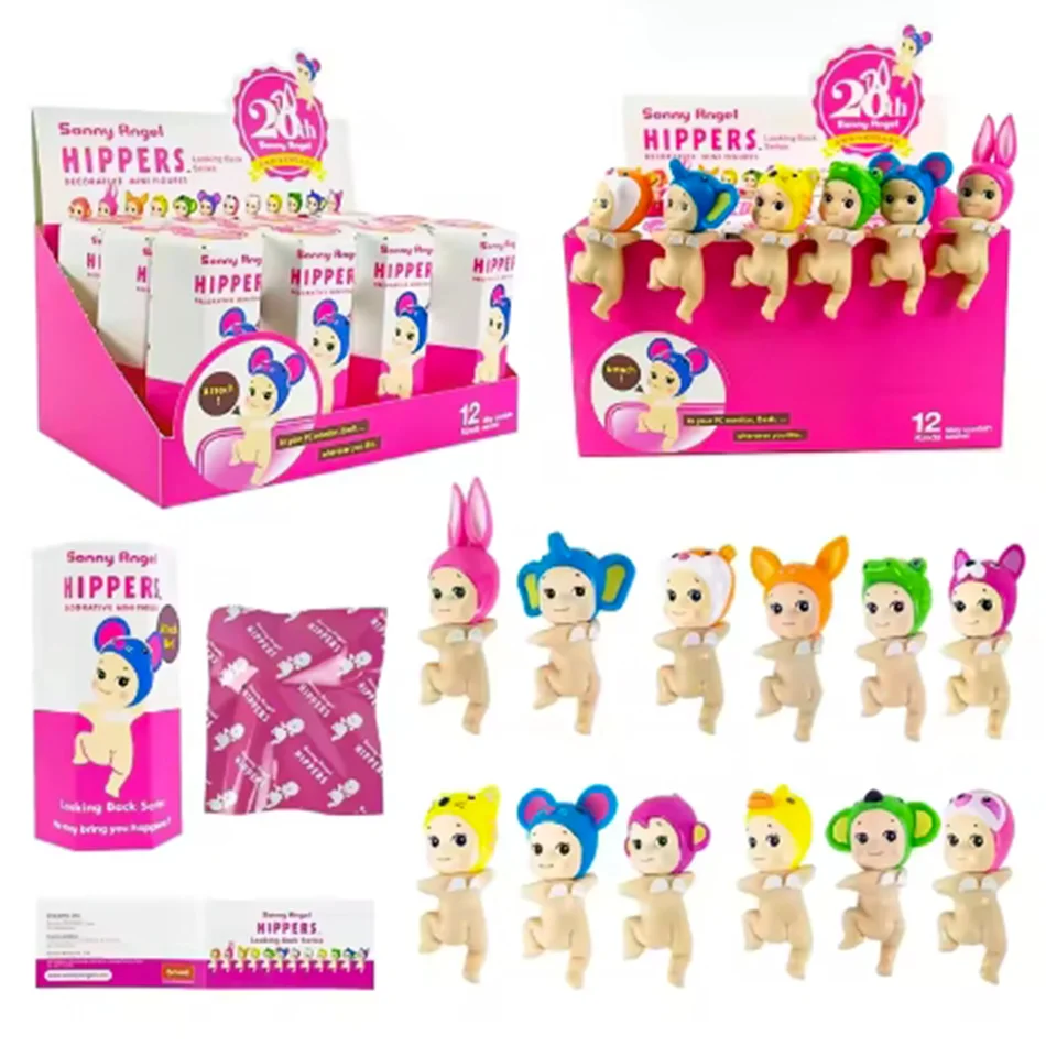 Nueva caja ciega de Ángel, figuras de Anime Hippers, cosecha, muñeca bonita, adornos para teléfono móvil de coche a la moda, juguete para niños, regalo de cumpleaños