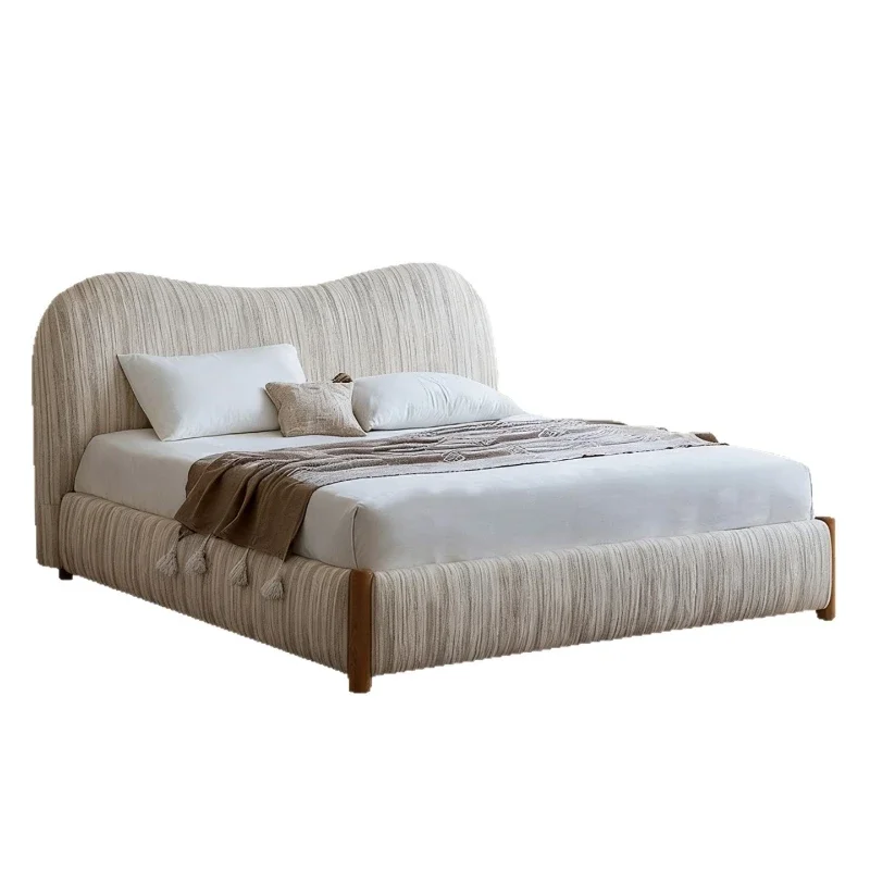 Bedroom Striped Chenier Full Disassembly Soft Bag Designer Double Bed